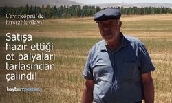 Çayırköprülü çiftçinin 194 balya otu tarlasından çalındı!