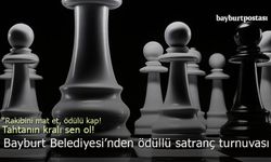 Bayburt Belediyesi'nden ödüllü satranç turnuvası