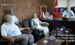 Milletvekilleri Suiçmez ve Ocaklı'dan Bayburt Gazeteciler Cemiyeti’ne ziyaret