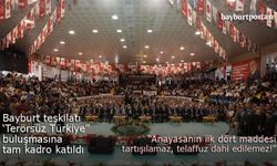 MHP Bayburt Teşkilatı, "Terörsüz Türkiye" buluşmasına katıldı