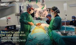 Bayburt Devlet Hastanesi tıbbi bir ilke imza attı