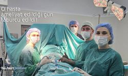 Bayburt'ta el terlemesi ameliyatı başarıyla gerçekleştirildi