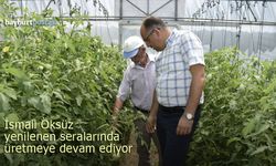 Bayburt'ta ata tohumları ile üretim yapan çiftçiye ziyaret