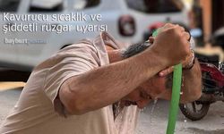 Bayburt'a sıcaklık ve kuvvetli rüzgâr uyarısı