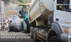 Bayburt Belediyesi'nin asfaltlama çalışmaları