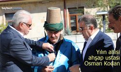 Bayburt'ta Yılın Ahisi 67 Yaşındaki Ahşap Ustası Osman Kodan