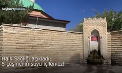 Bayburt'ta eylül ayı su analizleri açıklandı: 5 çeşmenin suyu kirli!