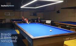 3 Bant Bilardo Bayburt İl Birinciliği sonuçlandı