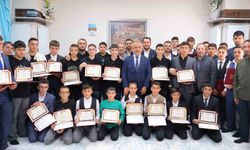 Bayburt'ta 55 öğrenci hafızlık belgesini aldı