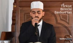 Türkiye Kur’an-ı Kerim Yarışması'nın Birincisi Bayburt’tan İrfan Dönmez