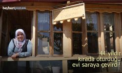 Fadime Palabıyık, 44 yıldır kirada oturduğu evi saraya çevirdi!