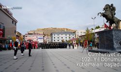 Bayburt'ta 29 Ekim Cumhuriyet Bayramı kutlamaları