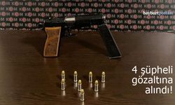 Bayburt Emniyetinden Operasyonlar: 4 şüpheli gözaltına alındı!