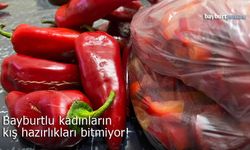 Bayburtlu kadınların kış hazırlıkları bitmiyor!