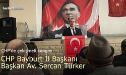CHP Bayburt İl Başkanlığına Avukat Sercan Türker seçildi