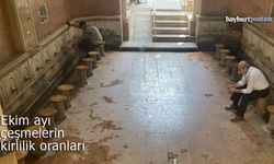 Bayburt'ta 7 mahalle çeşmesinin suyu kirli çıktı!
