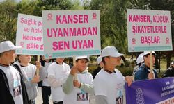 Bayburt'ta 'Erken Teşhis Hayat Kurtarır' Yürüyüşü