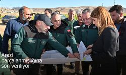 Demirözü'nde arazi toplulaştırma çalışması
