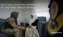 O sevgi Jandarmayı harekete geçirdi: 97 yaşındaki Rabiye Nine'ye ziyaret