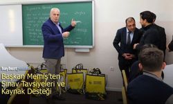 Fen Lisesi Öğrencilerine Başkan Memiş'ten Sınav Tavsiyeleri ve Kaynak Desteği