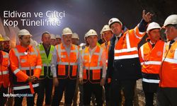 Bayburt ve Erzurum Valilerinden Kop Tüneli'nde İnceleme