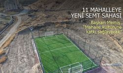 Bayburt'ta 11 Yeni Semt Sahası Hizmete Açıldı