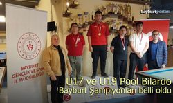 U17 ve U19 Pool Bilardo Bayburt Şampiyonları belli oldu