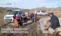 Demirözü Köylerinde Üreticilere Bilgilendirmesi