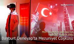 Bayburt Deneyap Teknoloji Atölyesi'nde Mezuniyet Coşkusu