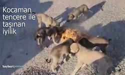 Bayburtlu Kamyon Şoförü Yıldıray Ata'nın koca tencereyle taşıdığı iyilik