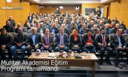 Muhtar Akademisi Eğitim Programı Bayburt'ta Tamamlandı