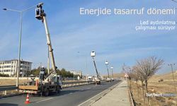 Bayburt’ta Enerji Tasarrufu Dönemi: Sokaklar LED Teknolojisiyle Aydınlanıyor