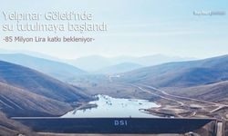 Yelpınar Göleti'nden Su Akışı Başladı, 85 Milyon Lira Katkı Bekleniyor