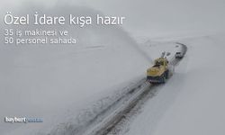 Bayburt İl Özel İdaresi Kışa Hazır: 50 Personel ve 35 İş Makinesi Sahada
