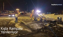 Bayburt Kışla Rampasında Asfalt Yenileme Çalışması Başlatıldı