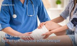 Bayburt Devlet Hastanesi'nde En Çok Muayene Edilen Branşlar Belli Oldu