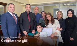 Bayburt'ta Eğitimde Fırsat Eşitliği: Karneler Eve Gitti