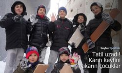 Bayburt'ta eğitime verilen kar tatili uzatıldı!