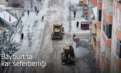 Bayburt’ta Kar Seferberliği: Belediye Ekipleri 7/24 Sahada