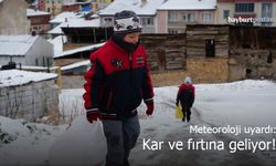 Meteorolojiden İki İl İçin "Turuncu" Alarm: Kar ve Fırtına Geliyor!