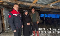Bayburt’ta Genç Üreticiye Devlet Desteği: 100 Küçükbaş ile Kendi İşini Kurdu