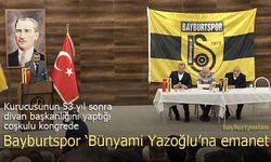 Bayburtspor 'Bünyami Yazoğlu'na emanet