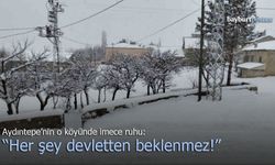 Çiğdemlik Köyü’nde İmece Ruhu: "Her Şey Devletten Beklenmez"