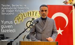 Bayburt Terziler, Berberler ve Ayakkabıcılar Esnaf Odasında 'Yunus Çil' Güven Tazeledi