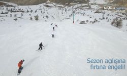 Kop Dağı Kayak Merkezi'nde Sezon Açılışına Fırtına Engeli!