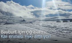 Bayburt İçin Çığ Alarmı: Kar Erimesi Riski Artırıyor