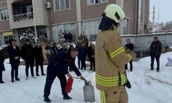Bayburt İtfaiyesi'nden Demirözü Personeline Eğitim