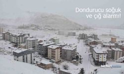 Bayburt’ta Dondurucu Soğuk ve Çığ Alarmı