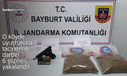 Bayburt'ta Jandarmadan Kaçamadılar: 6 Şüpheli Yakalandı