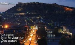 Bayburt'un yeni nüfusu belli oldu